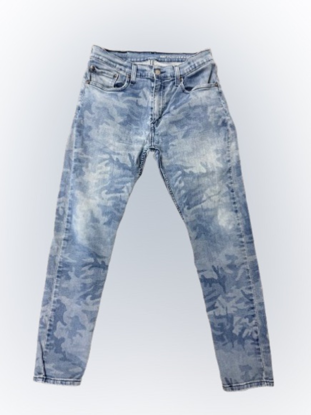 Levi’s 512 Performance Slim Taper Jeans Tonal Camo Print Light Wash W31 L30
